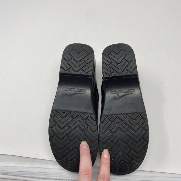 DANSKO Classic Brown Leather Clogs - Picture 6 of 9